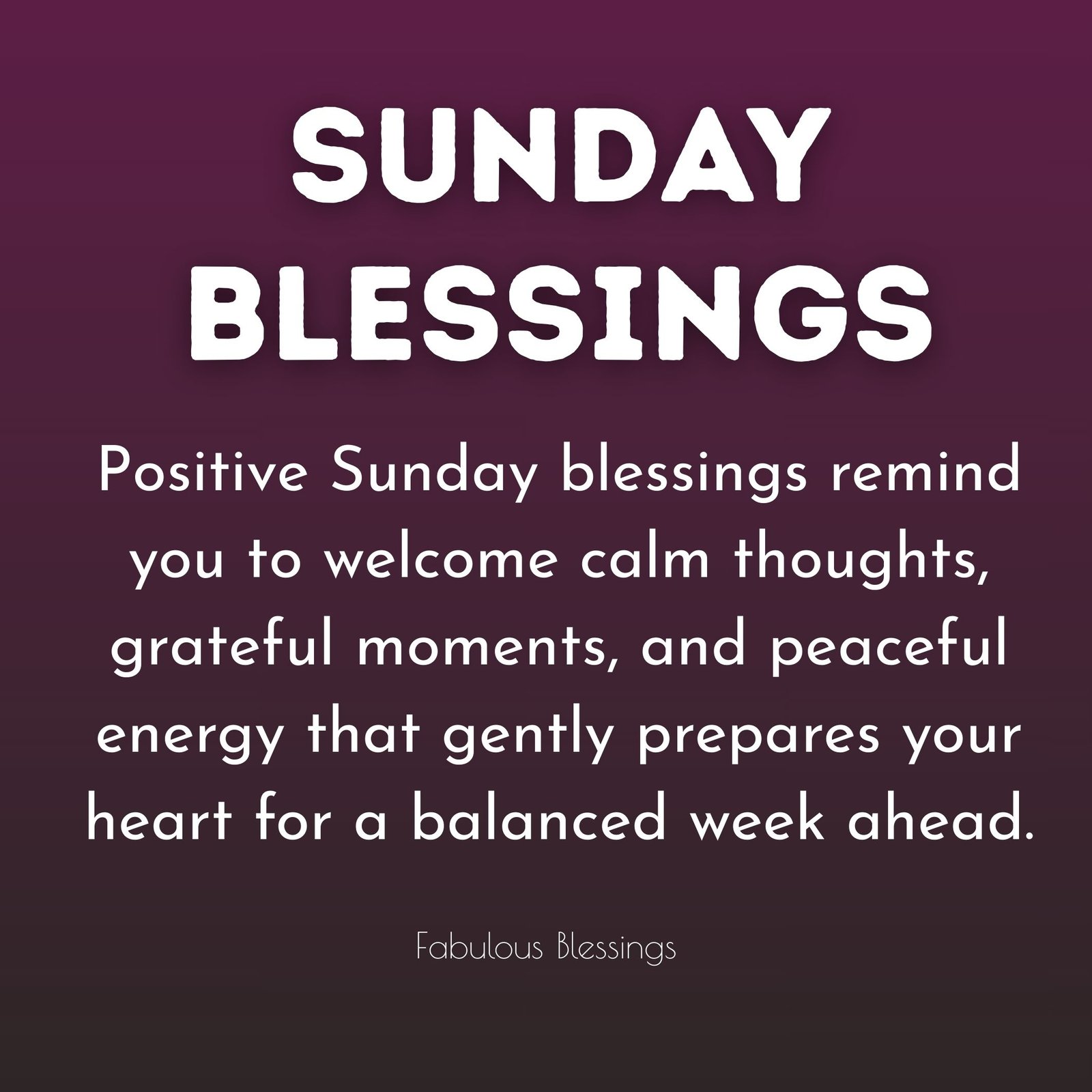 Happy sunday Blessings