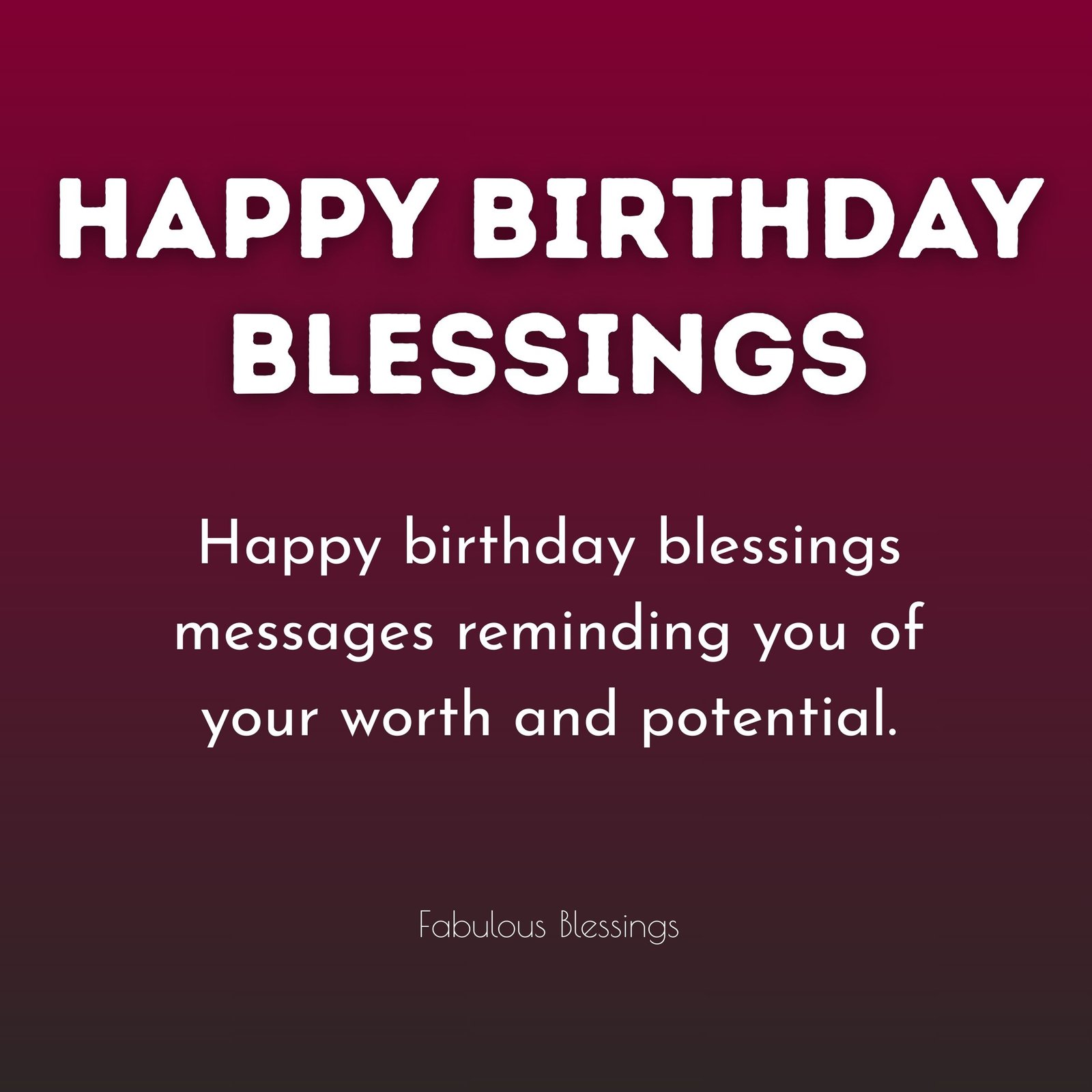 Happy birthday blessings
