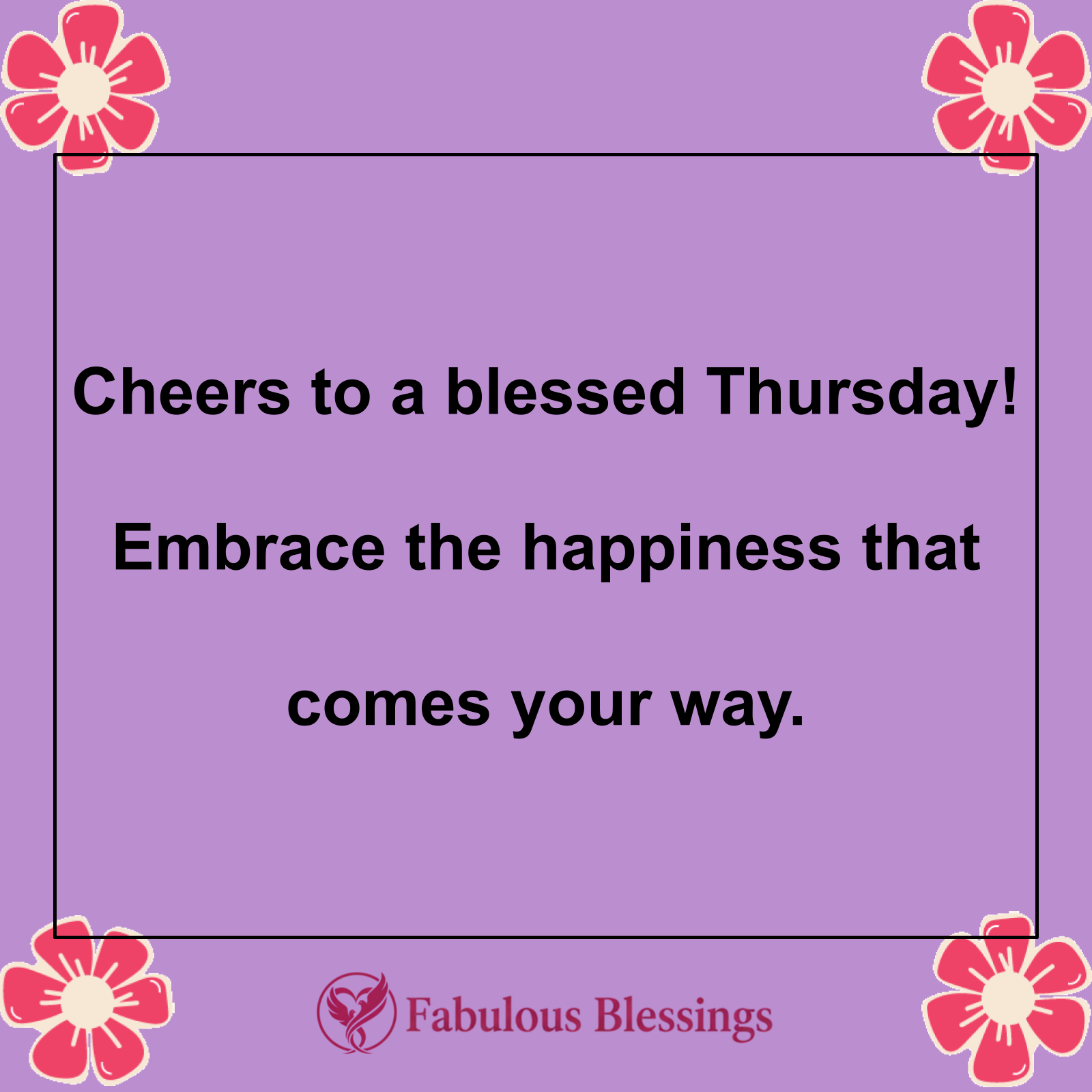 Happy Thursday Blessings for Joy