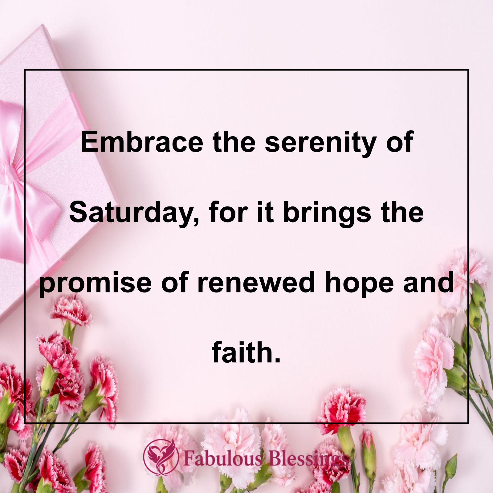 Saturday Blessings for Hope and Renewal