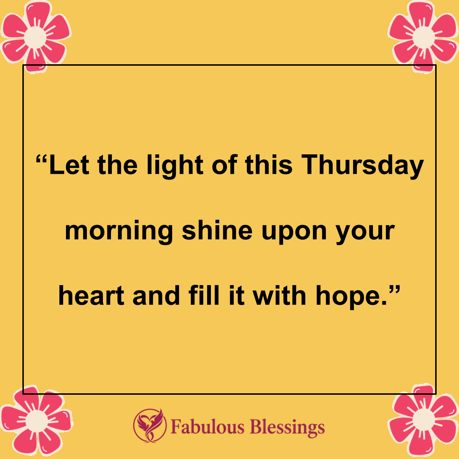 Hopeful Thursday Blessings