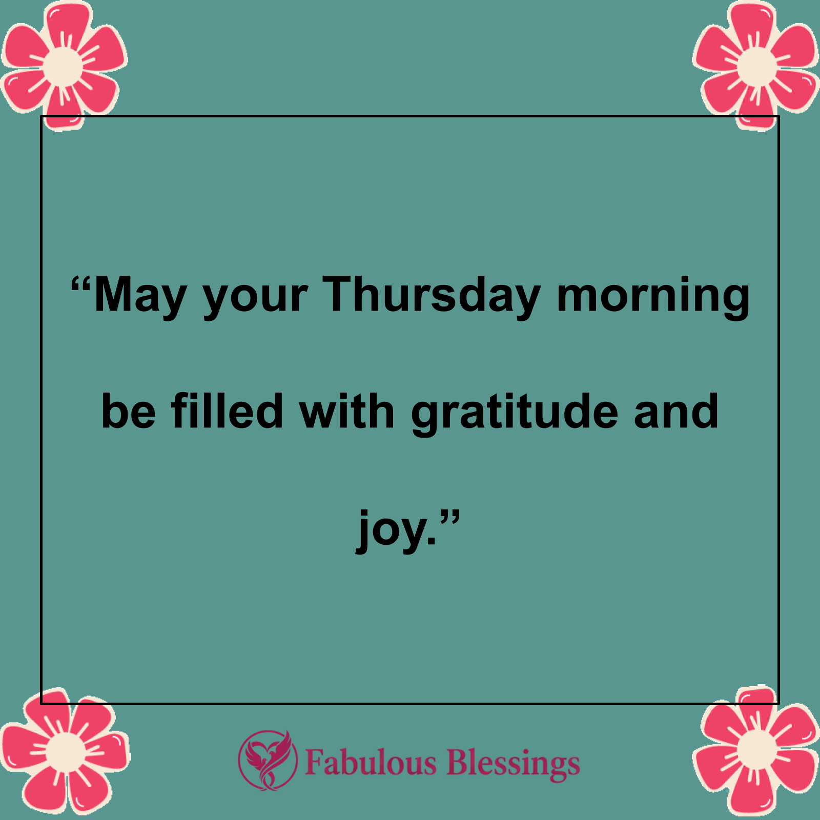 Peaceful Thursday Blessings