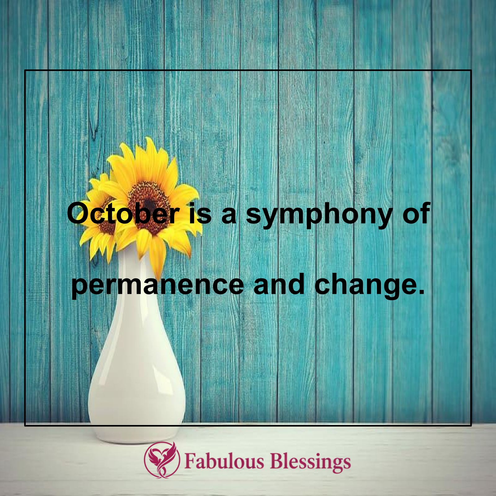 Embracing Change in October