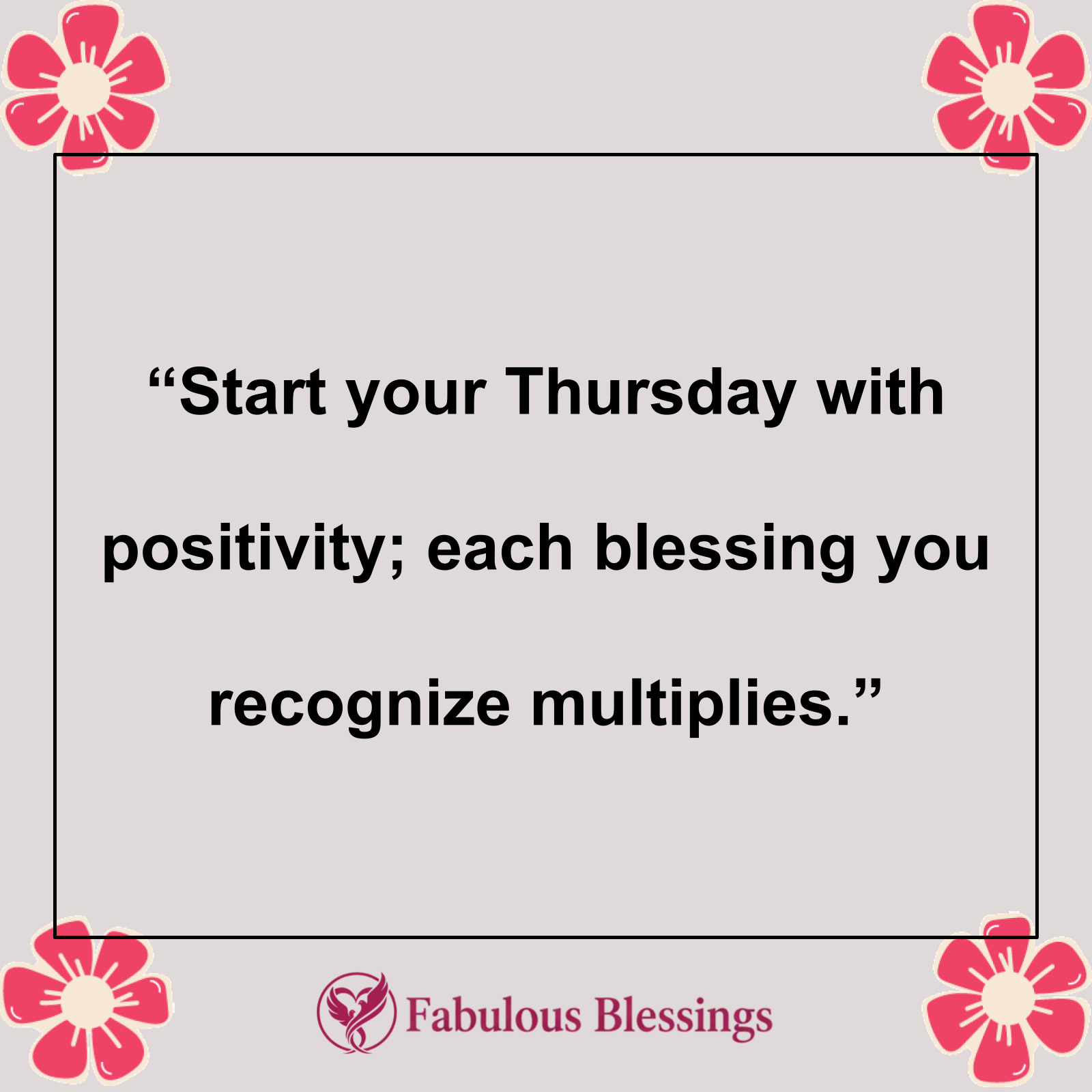 Positive Thursday Blessings