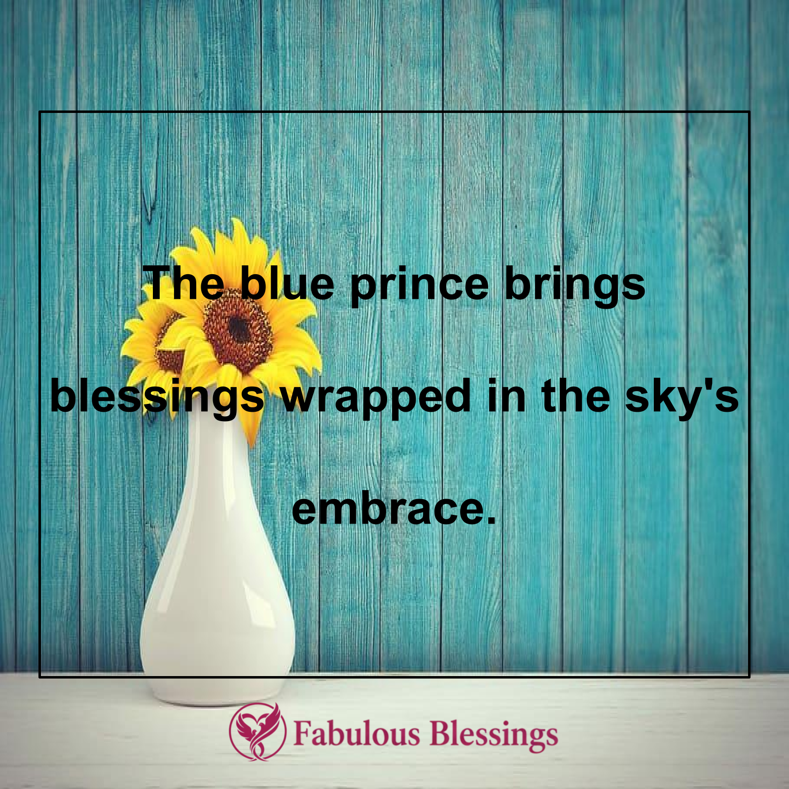 Blue Prince Rides the Waves of Blessings