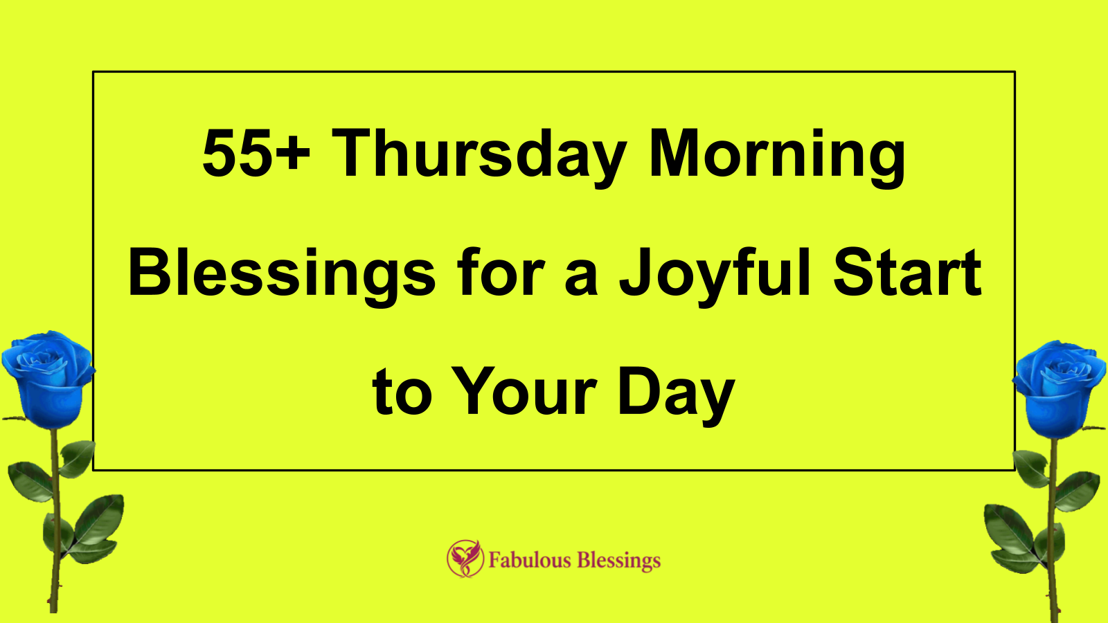 thursday morning blessings