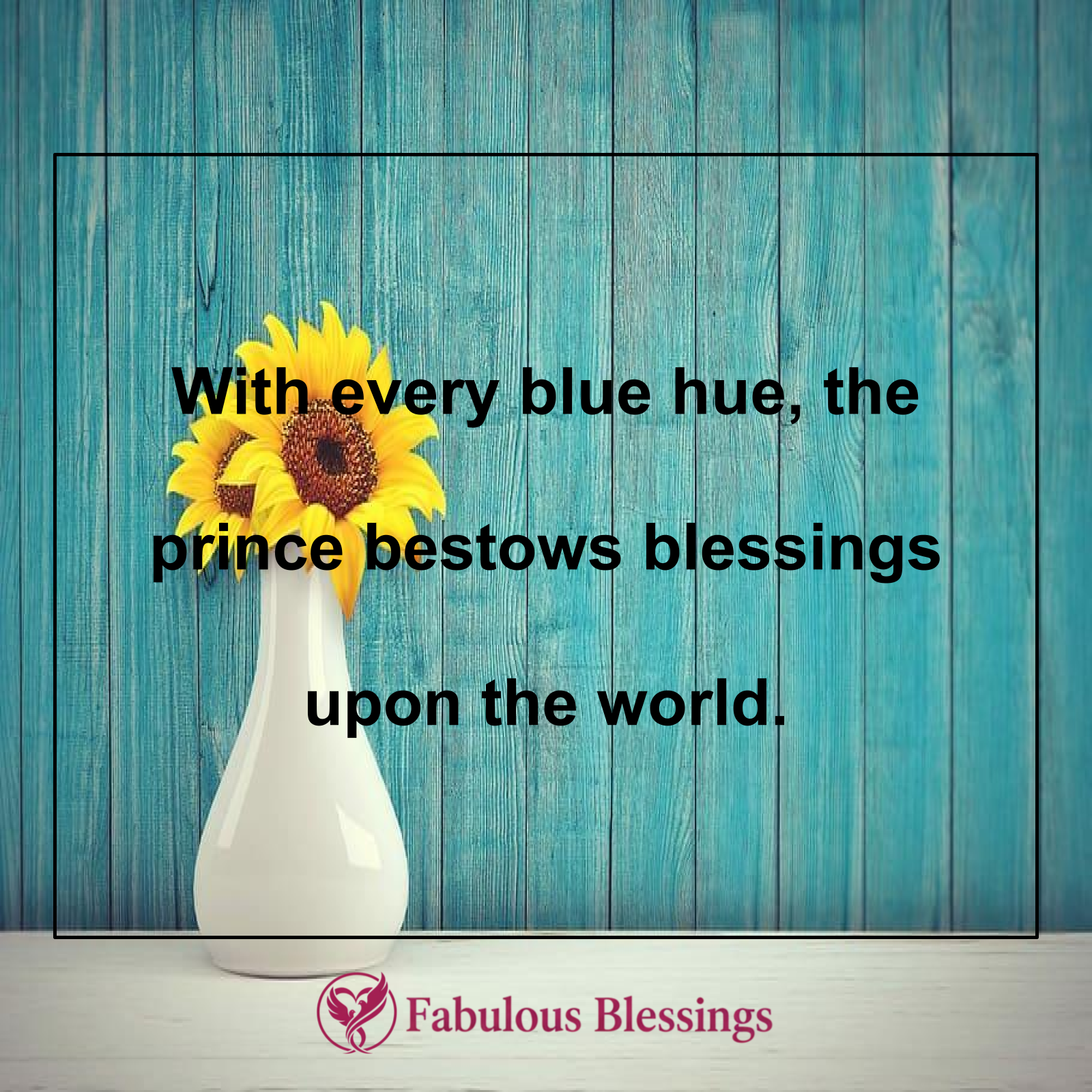 Blue Prince Bestows Blessings Upon the World